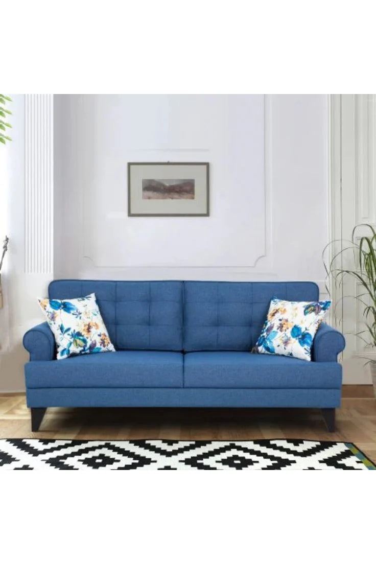 Three Seater Sofa blue