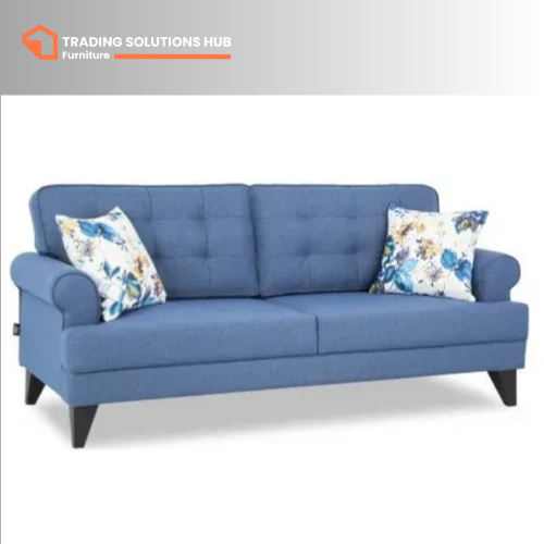 Three Seater Sofa blue